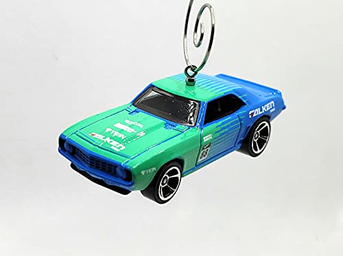 1969 Chevy Camaro COPD Blue Green Christmas Ornament