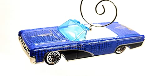 1964 Lincoln Continental Christmas Ornament 1:64 Blue
