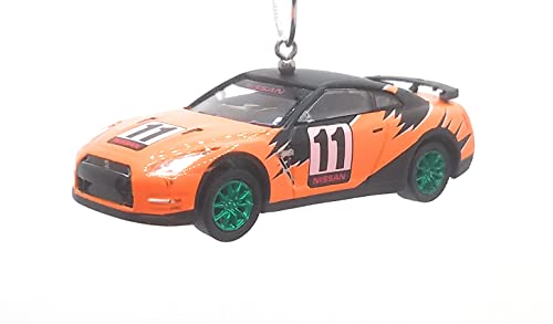 Ltd Ed 2011 Nissan GT-R (R35) Orange Christmas Ornament
