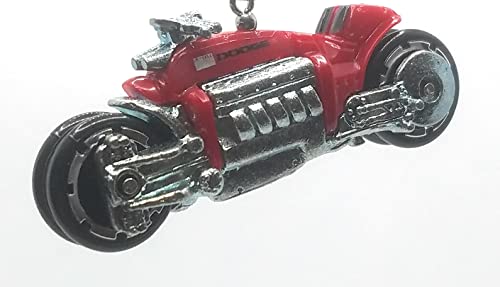 Dodge Tomahawk Motorcycle Red Christmas Ornament