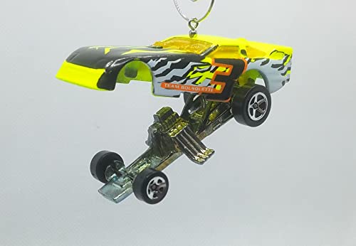 Chevy Camaro Funy Car Black Neon Christmas Ornament