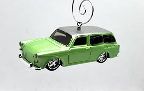 1967 Volkswagen 1600 Squareback Green Christmas Ornament
