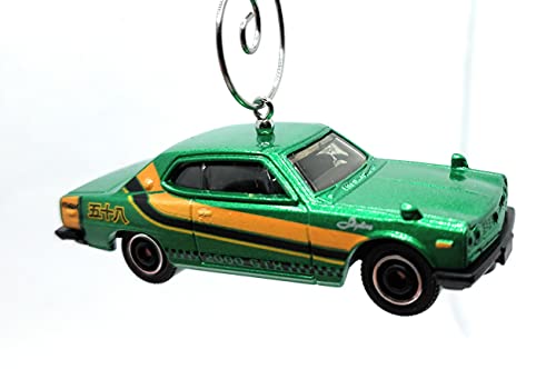 Nissan Skyline 2000GTX Green Christmas Ornament