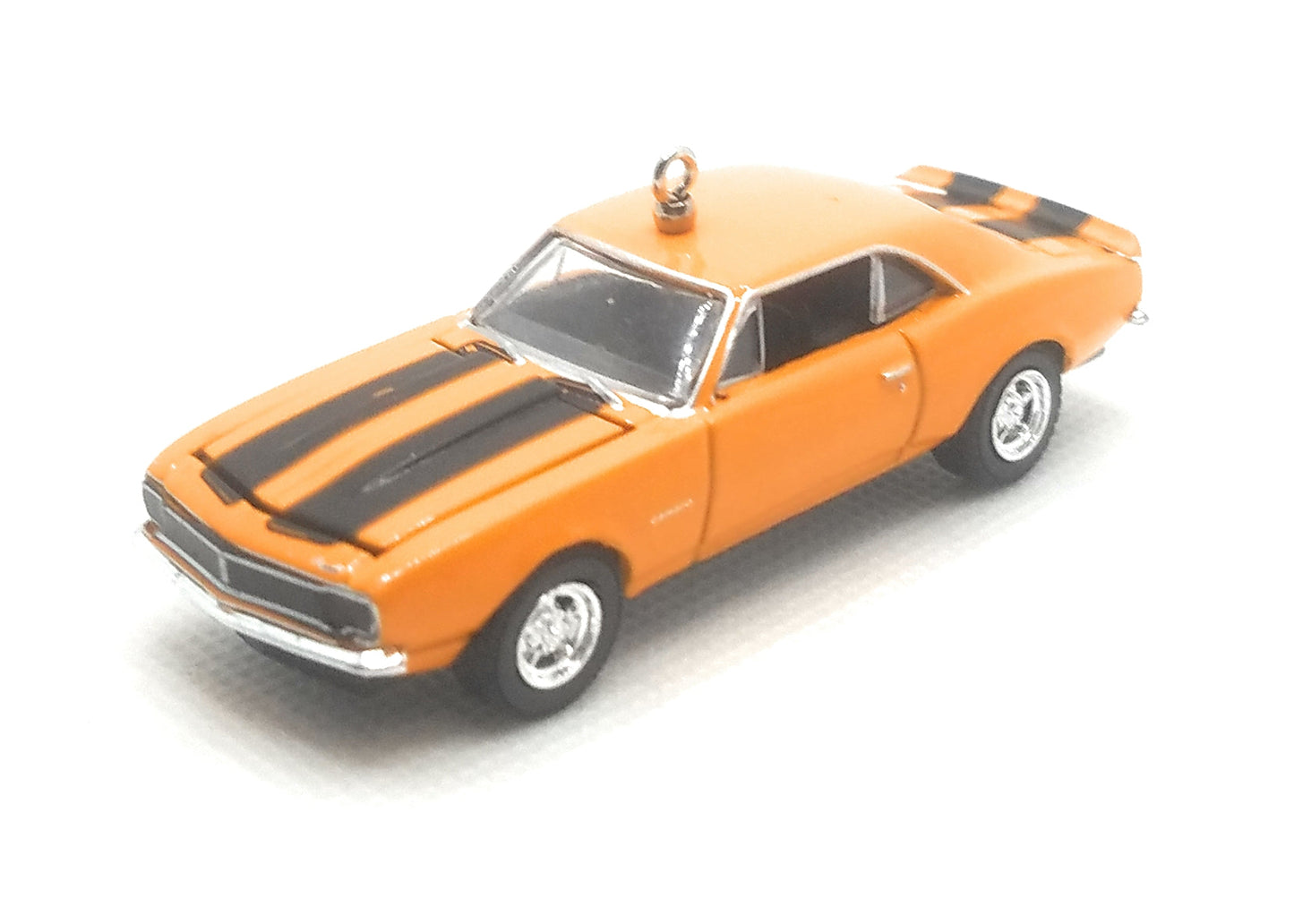 1967 Chevy Camaro RS Orange Black Stripes Christmas Ornament