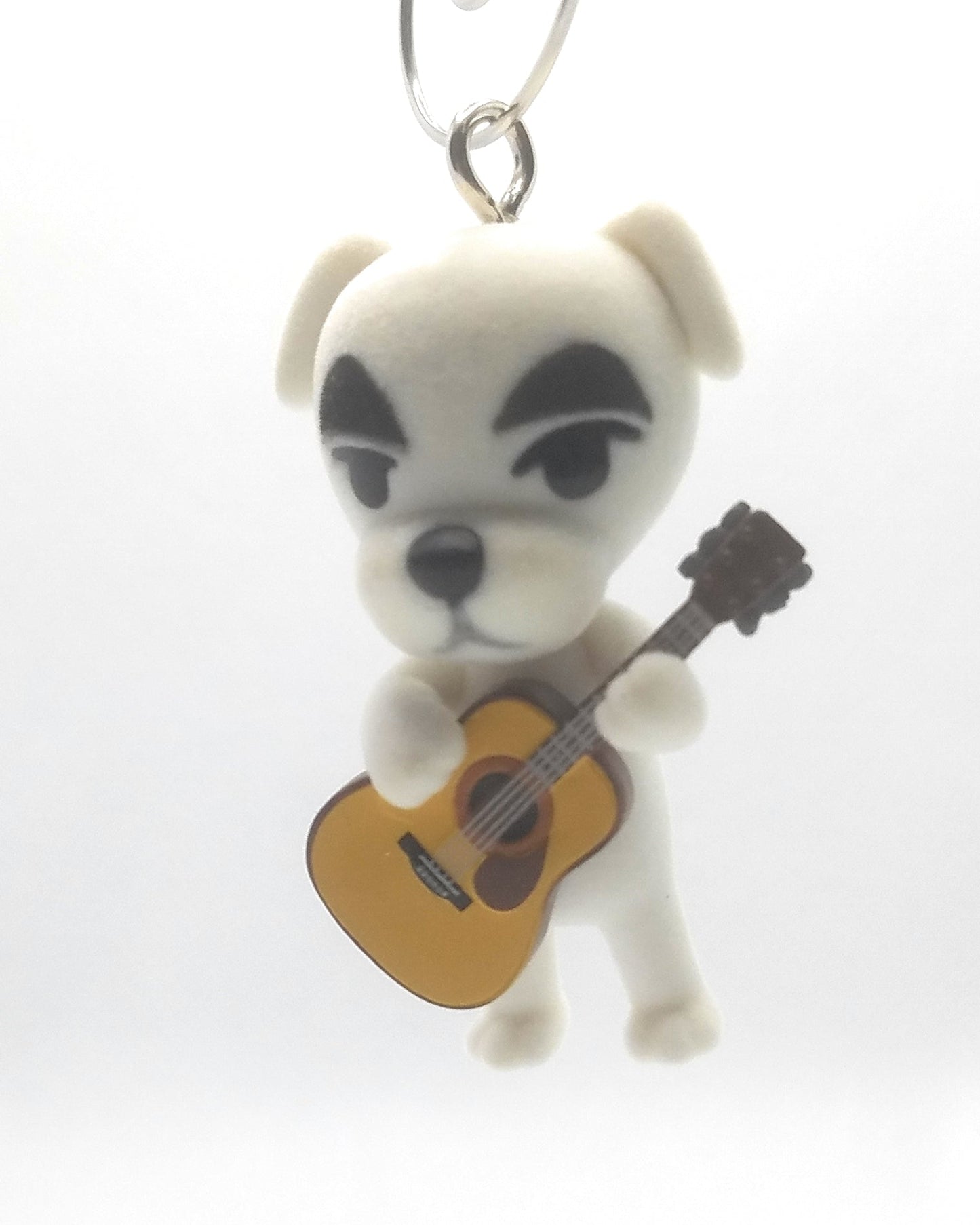 Animal Crossing K.K. White Dog with Guitar Christmas Ornament