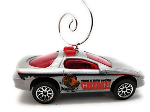1993 Chevy Camaro Crime Stoppers Car Custom Diecast Gray Christmas Ornament