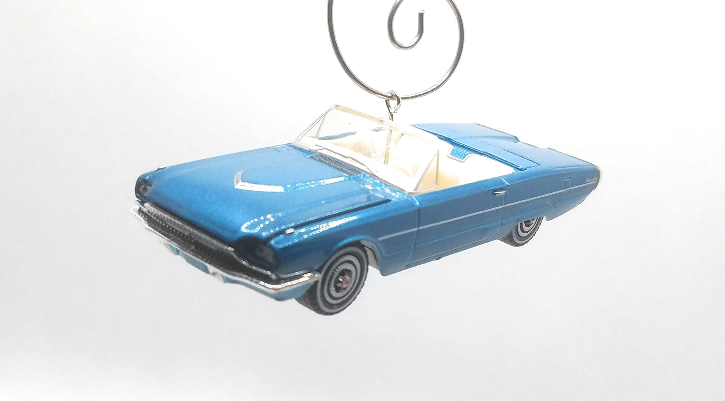 1966 Ford Thunderbird T-Bird Blue Thelma Louise Christmas Ornament