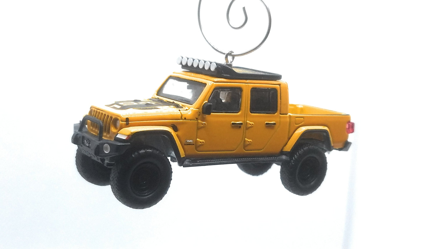 2020 Jeep Gladiator Yellow Christmas Ornament