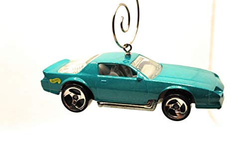 Chevy Camaro Z28 Teal Christmas Ornament