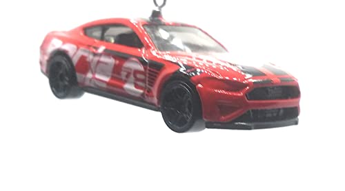 2018 Ford Mustang GT Red Black Stripe #78 Christmas Ornament