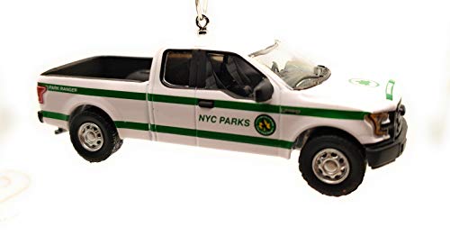 2016 Ford F-150 Truck New York City Parks White Christmas Ornament