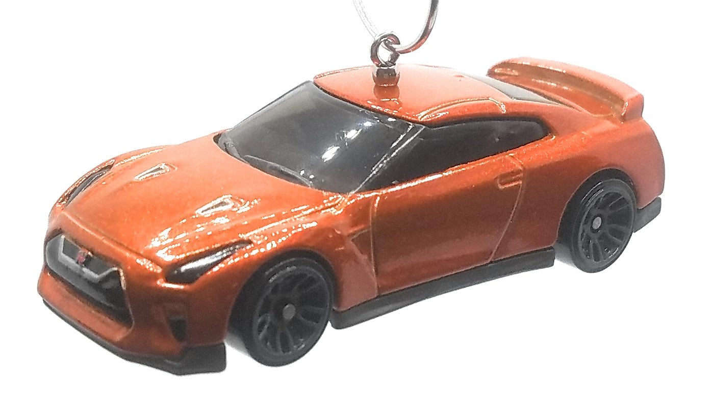 2017 Nissan GT-R (R35) Orange Christmas Ornament