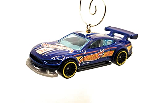 2018 for Ford Mustang GT Drift Blue Christmas Ornament