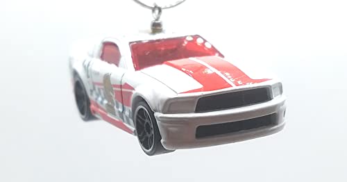 2007 Ford Mustang White Knight Chess Christmas Ornament