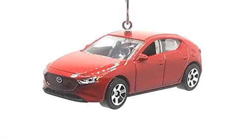 2019 Mazda 3 Red Christmas Ornament