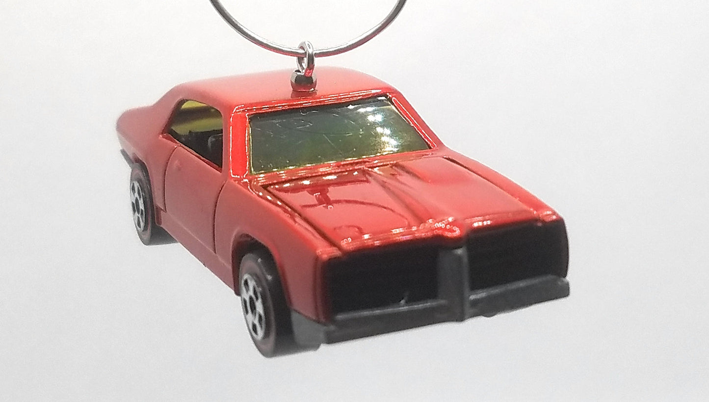 Pontiac GTO Red Christmas Ornament