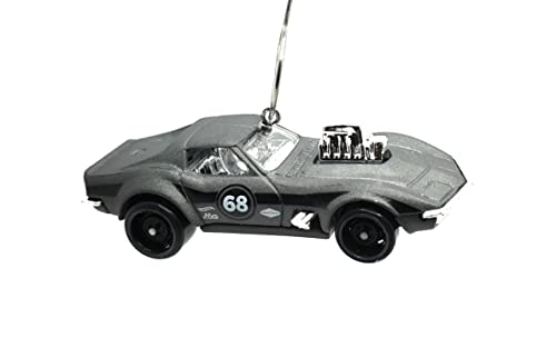 1968 Chevy Corvette Stingray Gray Christmas Ornament