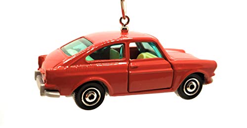 1965 for Vokswagen VW Type 3 Fastback Red Christmas Ornament