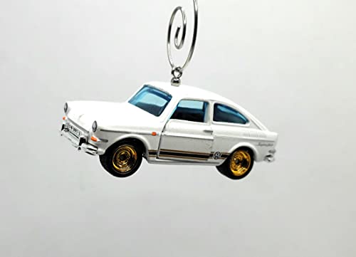 1965 Volkswagen Type 3 Fastback Whitte Christmas Ornament
