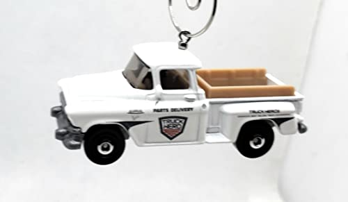 1957 GMC Stepside Pickup Truck White Christmas Ornament