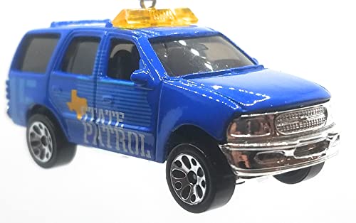 Ford Expedition Police Blue Christmas Ornament