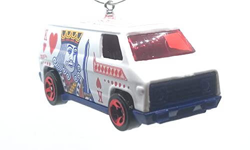 Dodge Van White King of Hearts Christmas Ornament