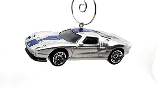 2005 Ford GT Silver Christmas Ornament