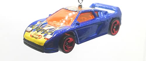 Zender Fact 4 Blue Orange Flames Christmas Ornament