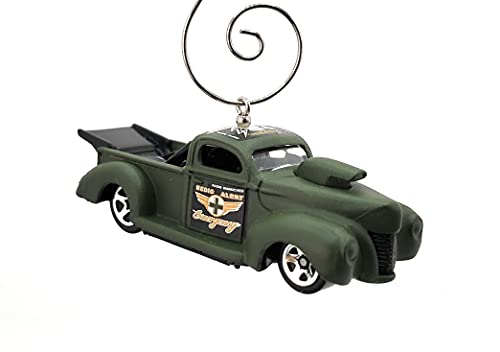 1940 Ford Pickup Truck Green Christmas Ornament