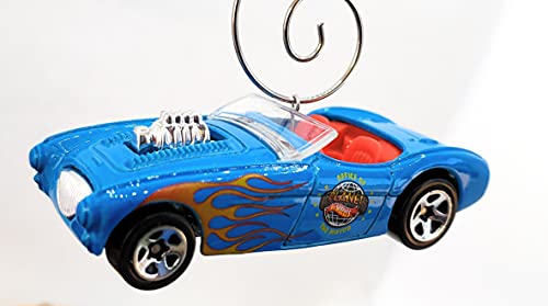 Diecast Austin Healey Blue Christmas Ornament