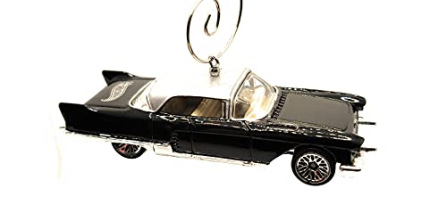 1957 Cadillac Eldorado Brougan Black Christmas Ornament