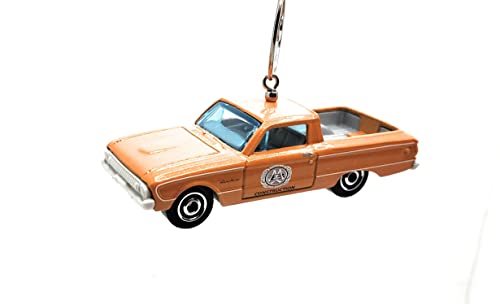 1961 Ford Falcon Ranchero Orange Christmas Ornament