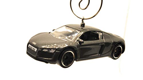 2007 Audi R8 Dark Gray Christmas Ornament