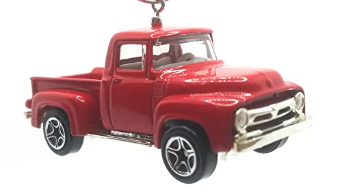 1956 Ford Pickup Truck Red Christmas Ornament