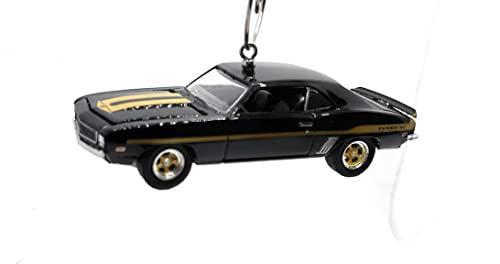 1969 Chevy Camaro Yenko Black Yellow Christmas Ornament