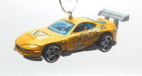Toyota Supra Super Tsunami Gold Christmas Ornament