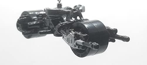 Bat Pod Motorcycle Black Christmas Ornament