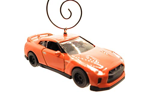 Nissan GT-R Orange Christmas Ornament