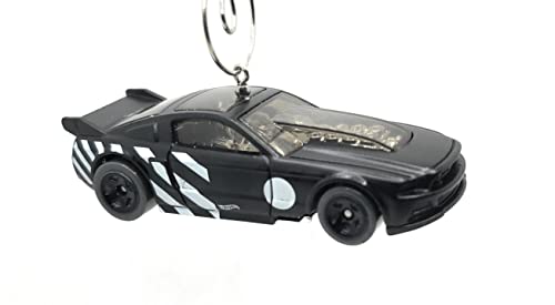 2013 Ford Mustang GT Black White Christmas Ornament