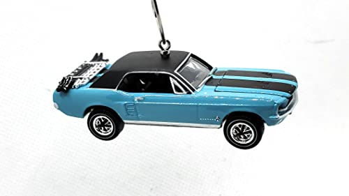 1967 Ford Mustang Ski Country Special Turquoise Christmas Ornament