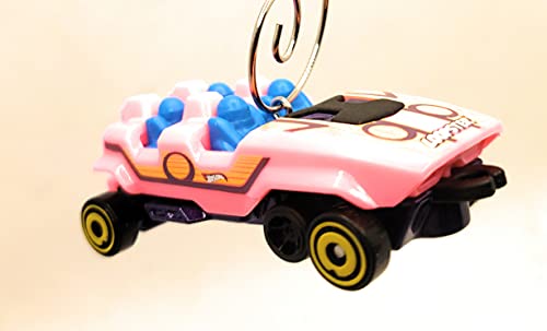 Roller Coaster Loopster Car Pink Christmas Ornament