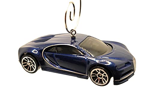 2016 for Bugatti Chiron Blue Christmas Ornament