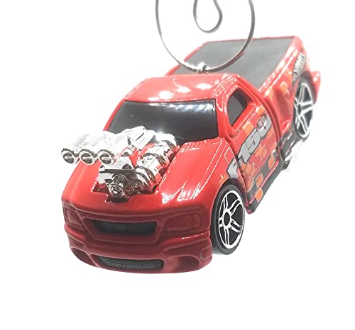 Ford F-150 Pickup Truck Lightning Red Christmas Ornament