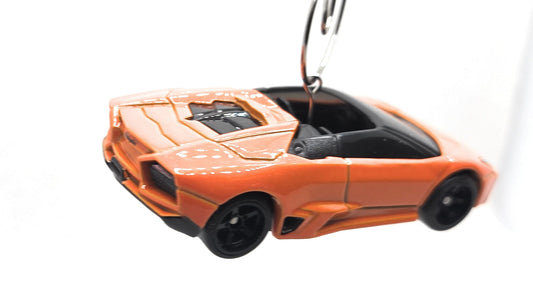 Lamborghini Reventon Roadster Orange Christmas Ornament