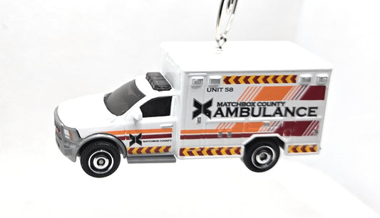 2016 Ram Ambulance White Christmas Ornament