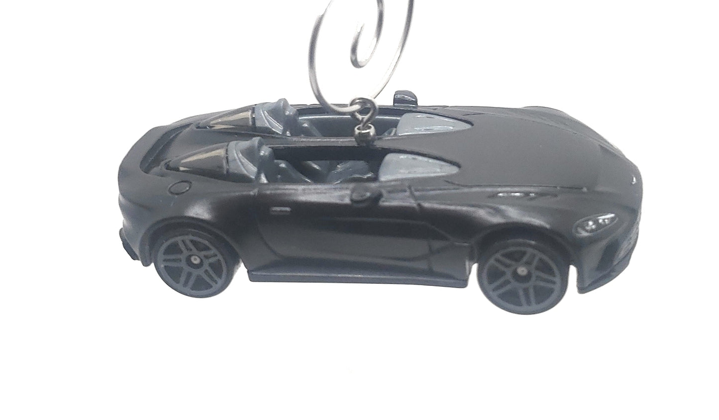 Aston Martin V12 Speedster Black Christmas Ornament