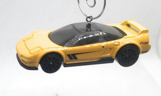 1990 Acura NSX Yellow Christmas Ornament