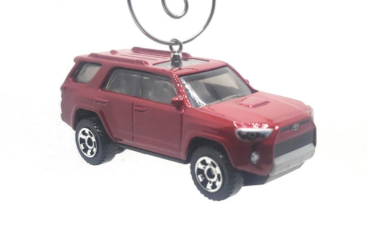 Toyota 4Runner SUV Red Christmas Ornament