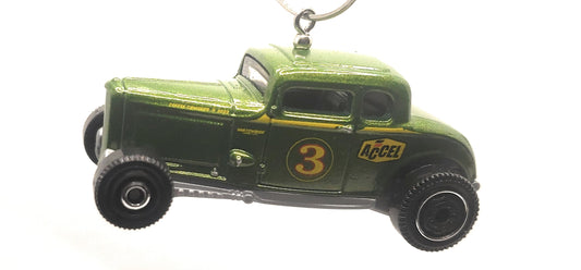 1932 Ford Coupe Model B Green Christmas Ornament