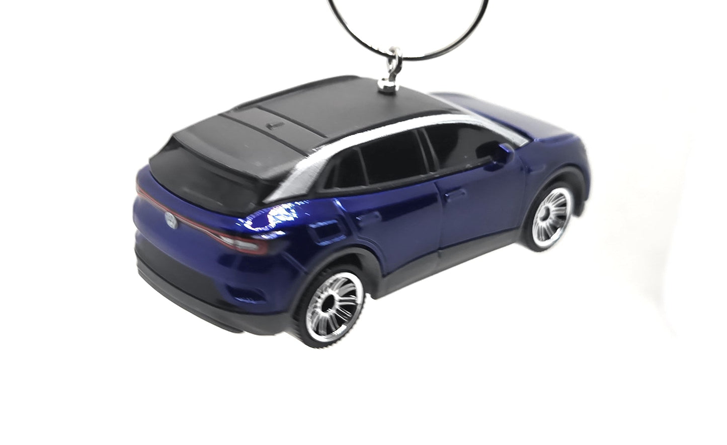 Volkswagen EV4 Blue Christmas Ornament